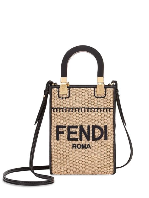 mini fendi first|Fendi small tote.